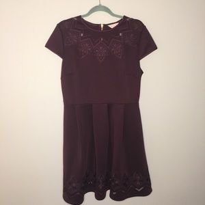 NWOT- Ted Baker London Cheskka Lace & Mesh Dress